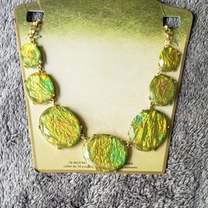 NWT Green necklace